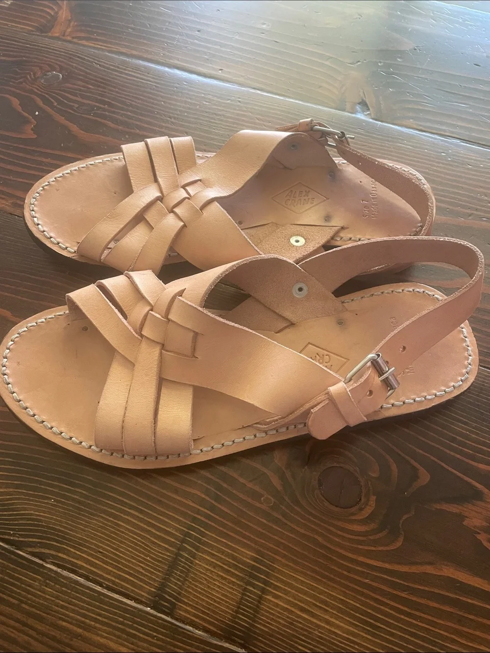 Alex Crane Primo Raw Leather Sandals